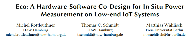 ECO Sensor Box: Paper Accepted at ACM SenSys WS ENSsys