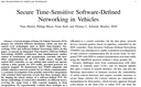 TSSDN now online in IEEE Transactions on Vehicular Technologies